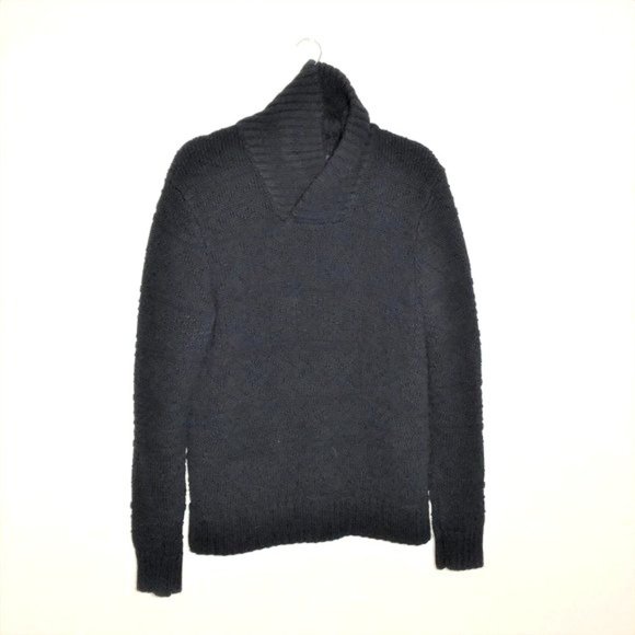 American Eagle Outfitters Navy Blue Chunky Cable K - Picture 1 of 13